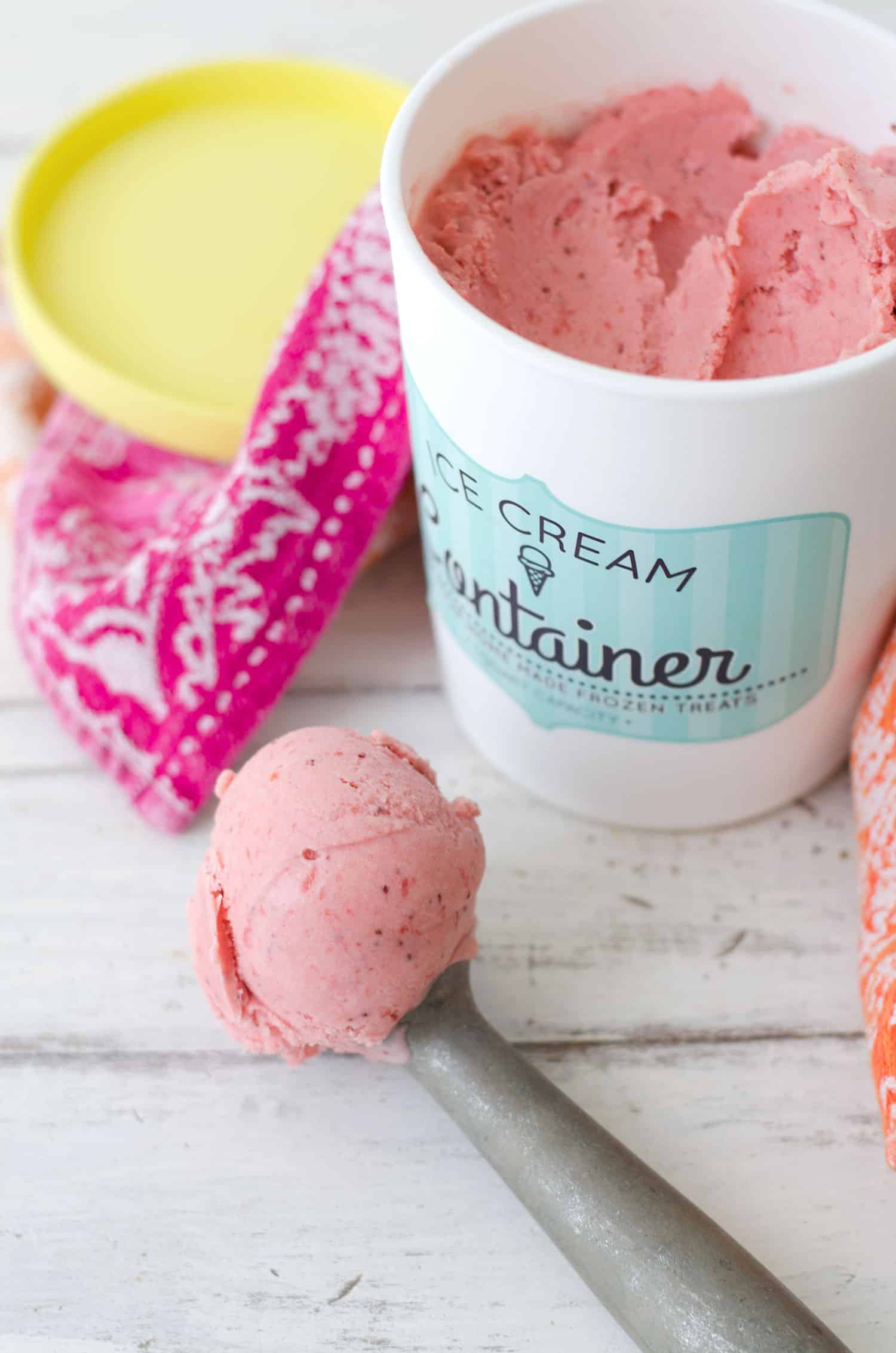 Roasted Strawberry Balsamic Ice Cream! You Are Going To Love This Vegan Ice-Cream. Roasted Strawberries Give This So Much Flavor, Incredible That It'S Dairy-Free! Only 5 Ingredients! | Www,Delishknowledge.com