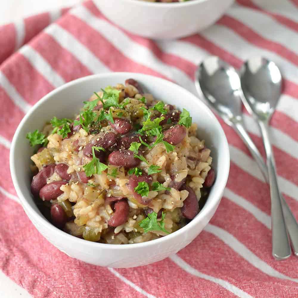 Slow Cooker Vegan Red Beans and Rice