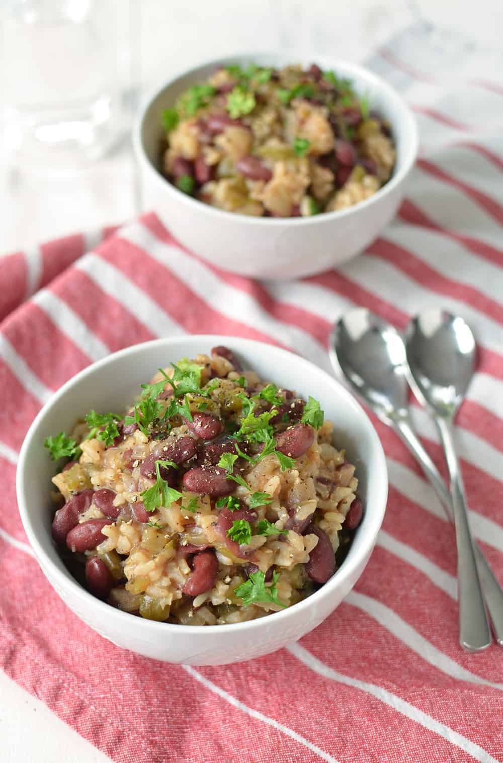 Slow Cooker Vegan Red Beans and Rice