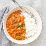 slow cooker vegan chickpea tikka masala