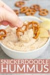 snickerdoodle dessert hummus