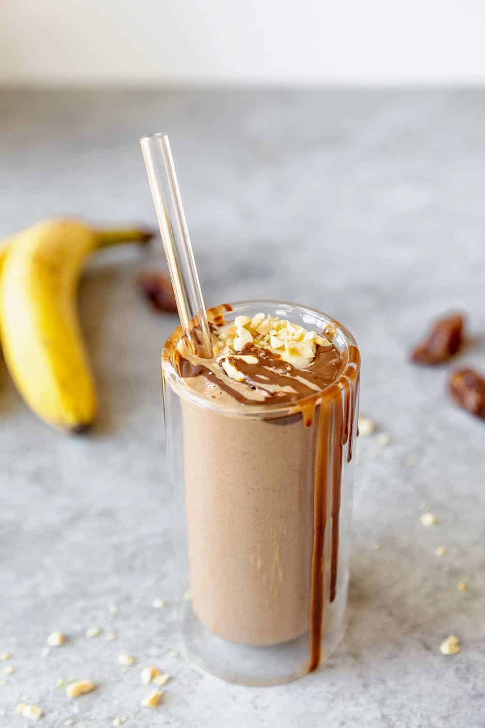 Chocolate Peanut Butter Smoothie