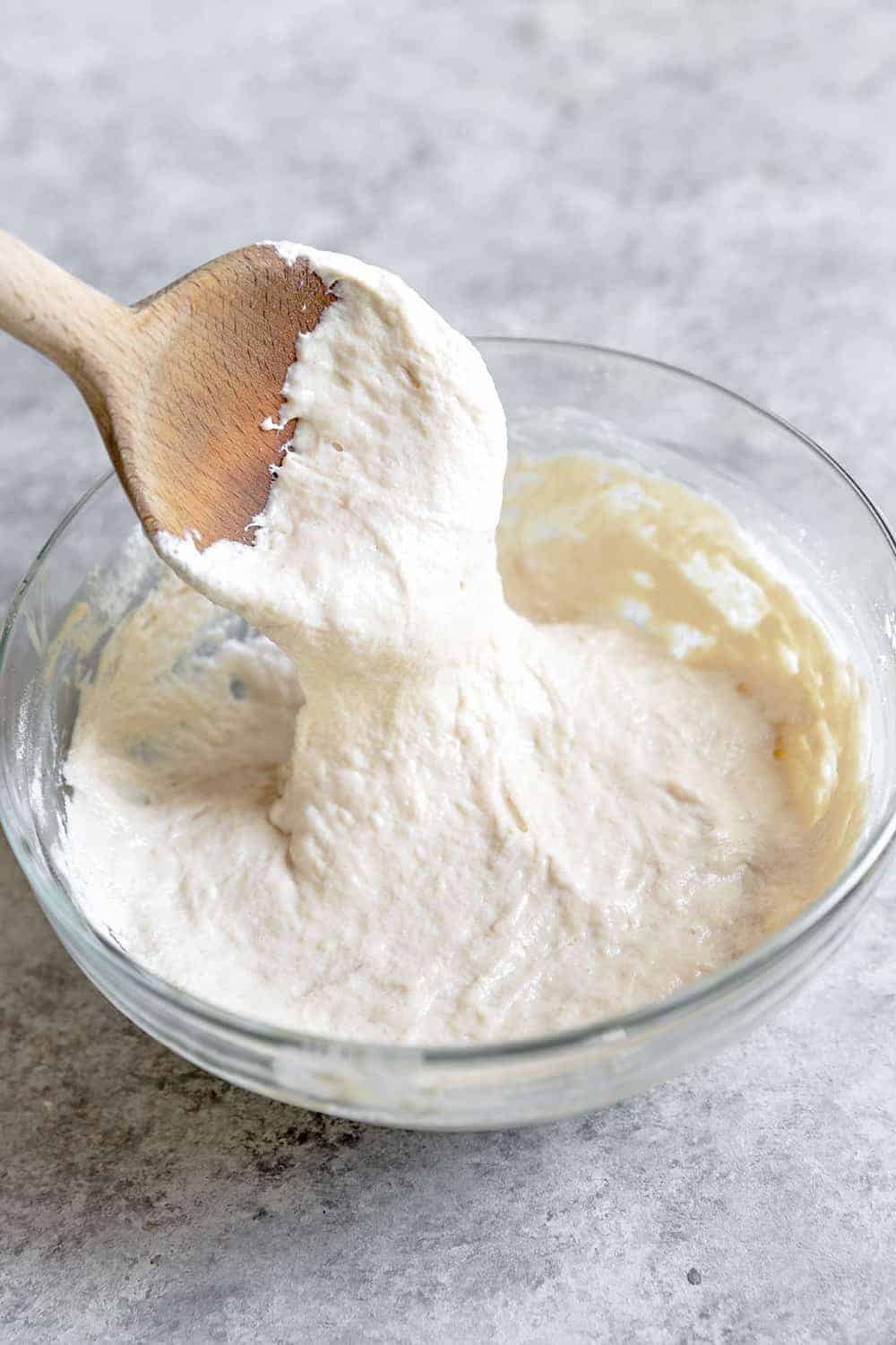 sourdough batter for vegan waffles