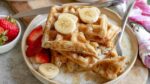 vegan sourdough waffles