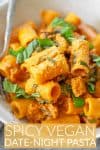 spicy vegan pasta