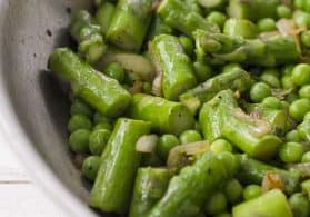 Spring Vegetable Gnocchi! Peas and asparagus in a light cream sauce and gnocchi. Vegetarian | www.delishknowledge.com