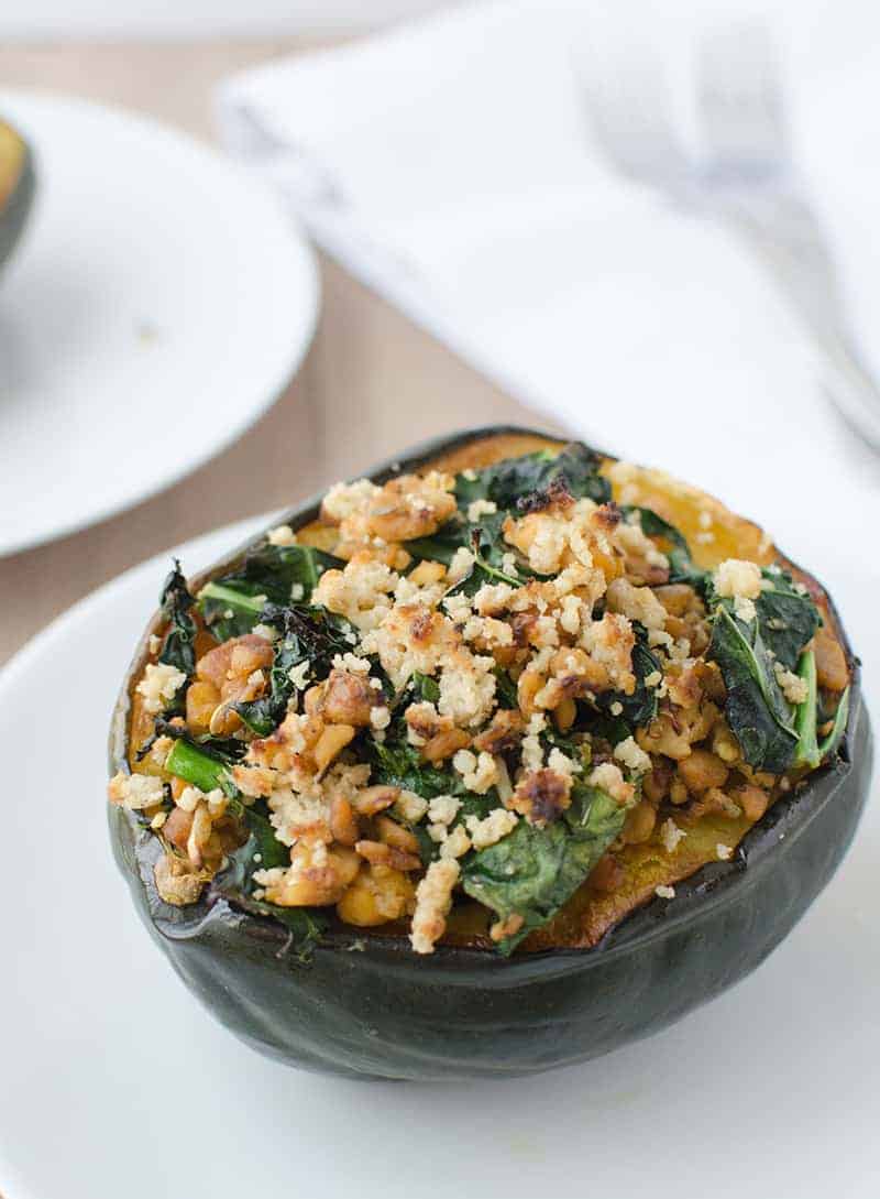 make sausage stuffed acorn squash