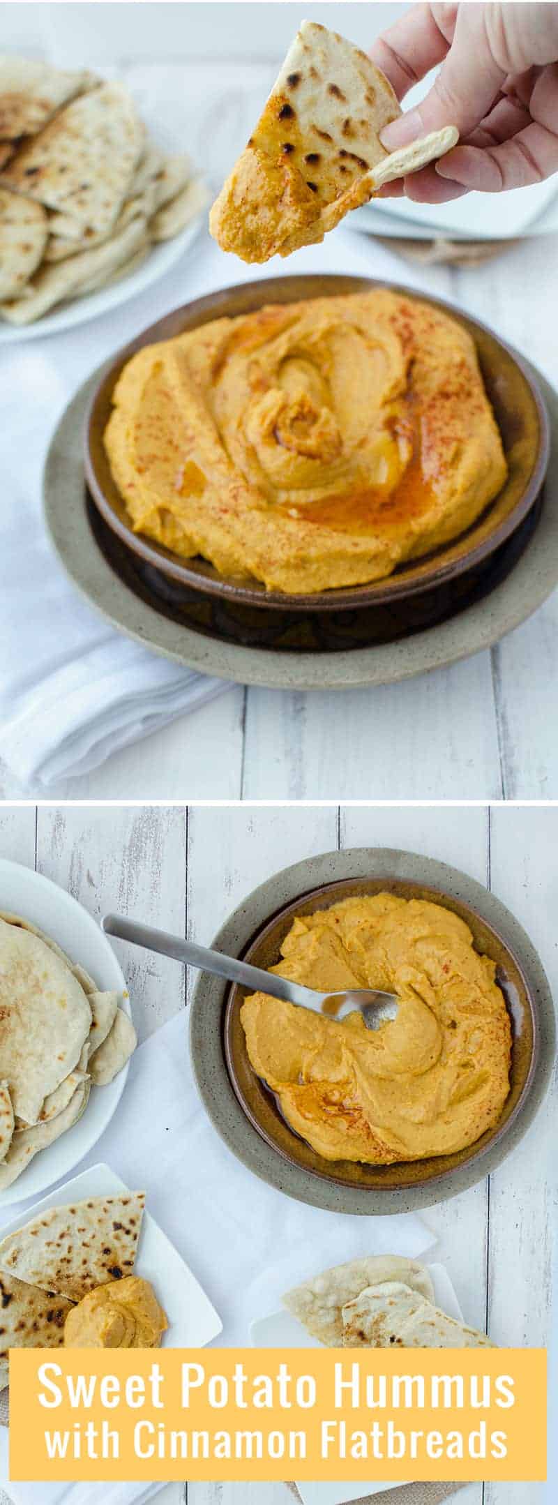 Https://Www.delishknowledge.com/Wp-Content/Uploads/Sweetpotatohummus7.Jpg&Quot; Alt=&Quot;Sweet Potato Cinnamon Hummus With Homemade Cinnamon Sugar Flatbreads! So Delicious! Perfect As A Dip Or As A Sandwich Spread. | Www.delishknowledge.com