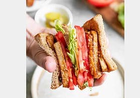 Tempeh Bacon Sandwich