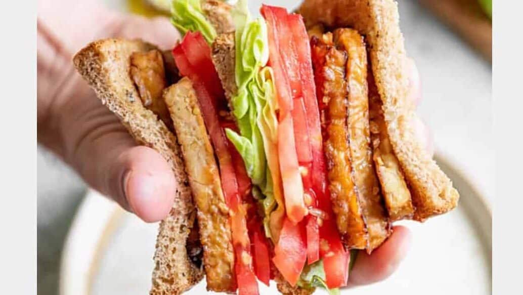 Tempeh Bacon Sandwich