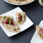 vegan pate with cherries