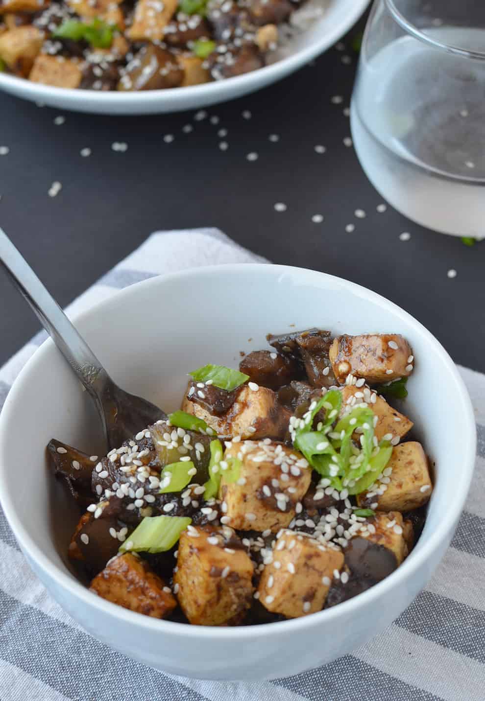 Eggplant Teriyaki With Str-Fried Eggplant! #Vegan &Amp; #Glutenfree, This Healthy Dinner Is Ready In Less Than 30 Minutes. | Www.delishknowledge.com