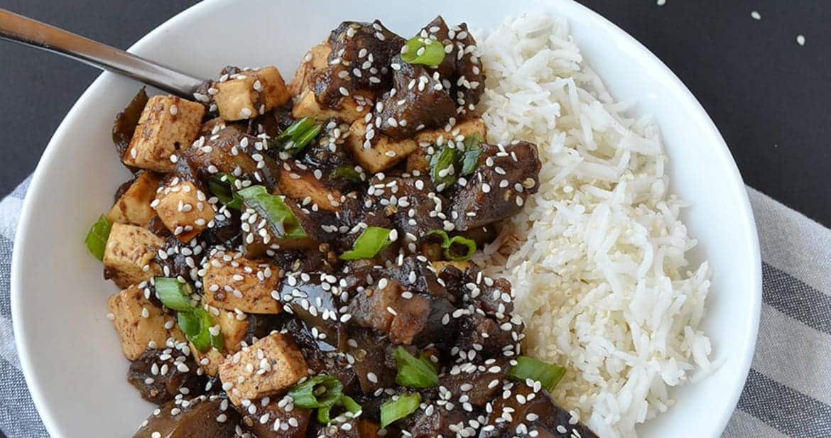 Eggplant Teriyaki Stir Fry with Tofu + Video Delish Knowledge