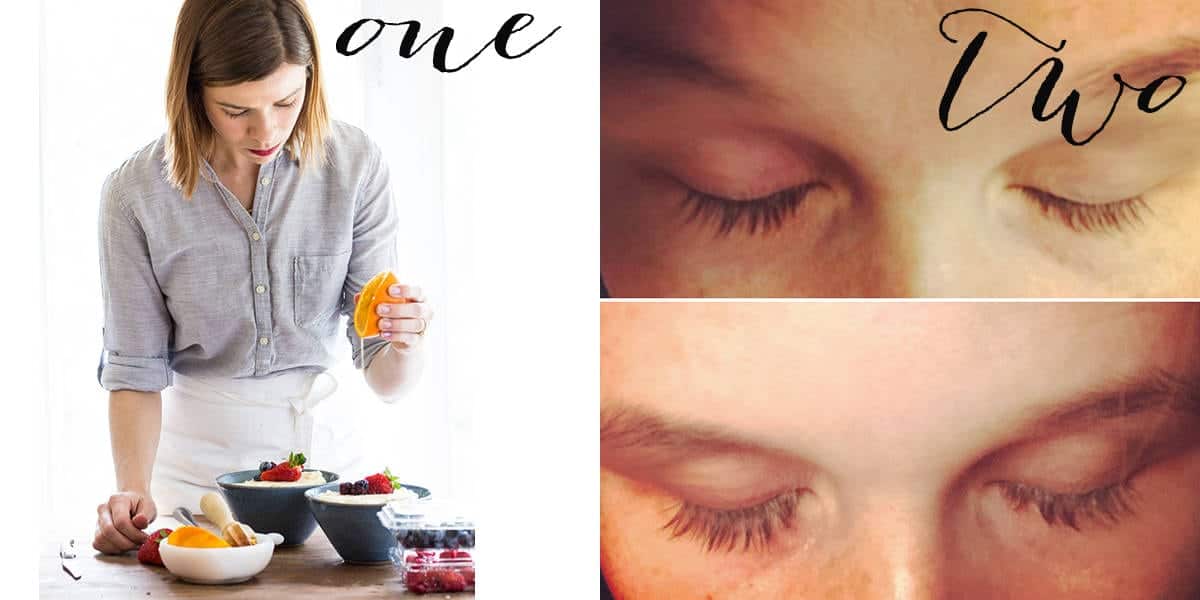 Dessert for Two and R&F lash boost before and after