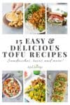 Épinglette de recettes de tofu