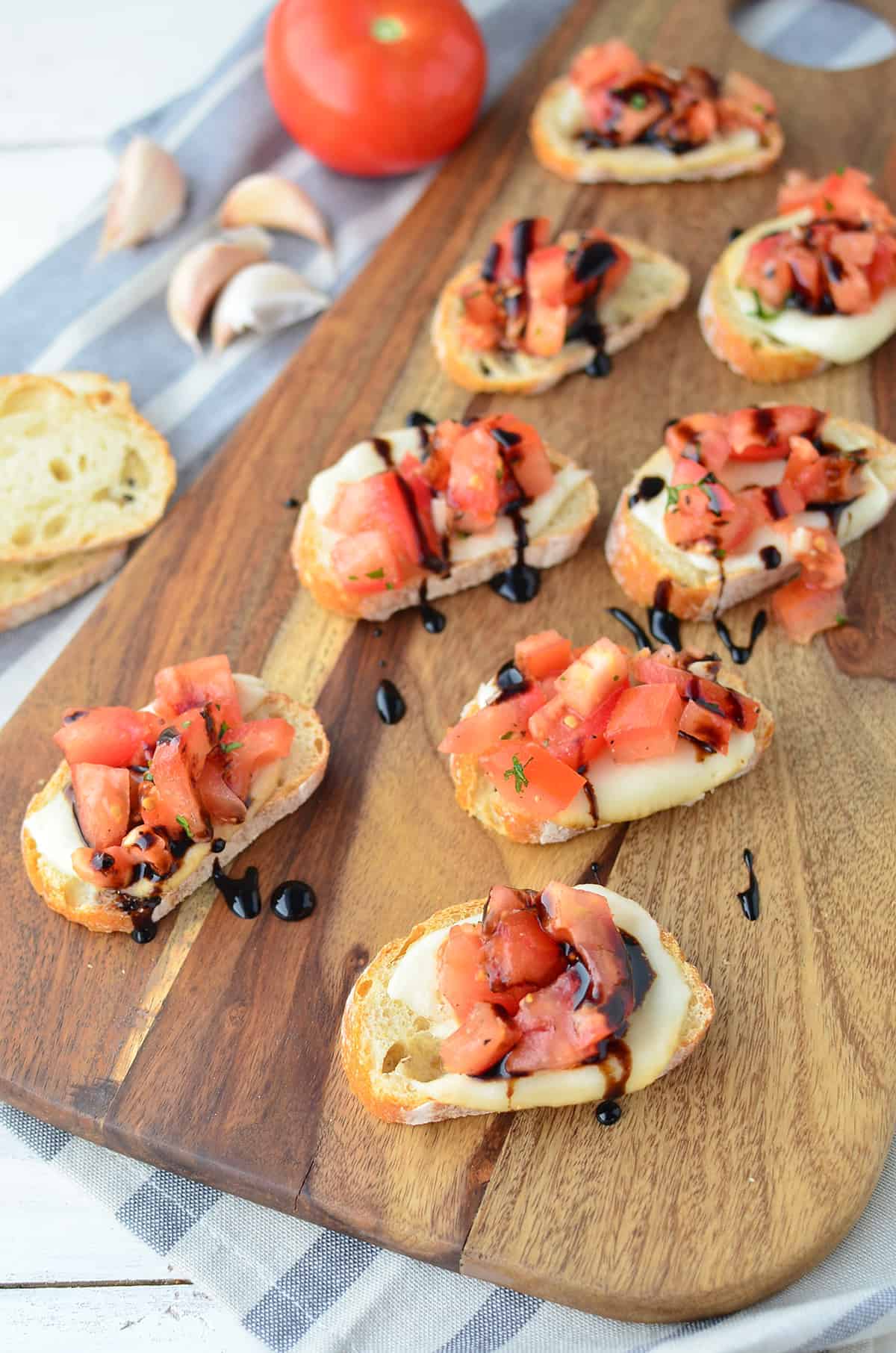 The Best Tomato Bruschetta- Thanks To A Secret Ingredient! One Of The Most Popular And Most-Pinned Recipes On My Blog. You Have To Make This One!