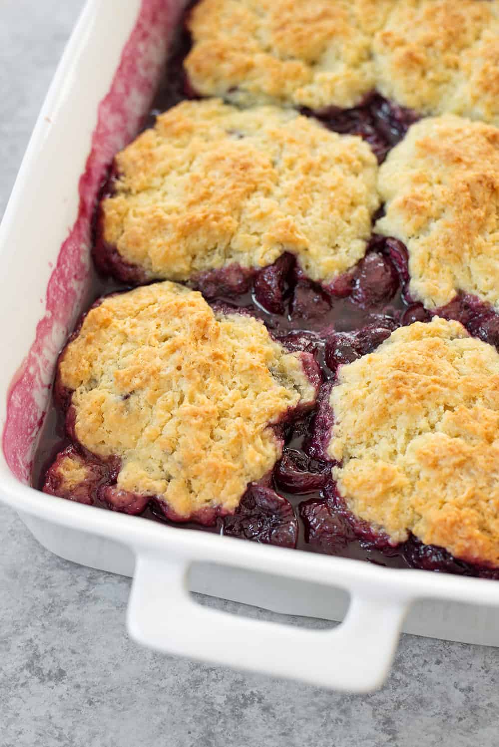 Vegan Cherry Cobbler - Delish Knowledge