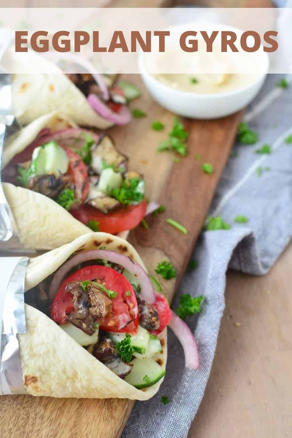 Vegan Eggplant Gyros Recipe Delish Knowledge