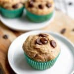 healthy banana chocolate chip muffins