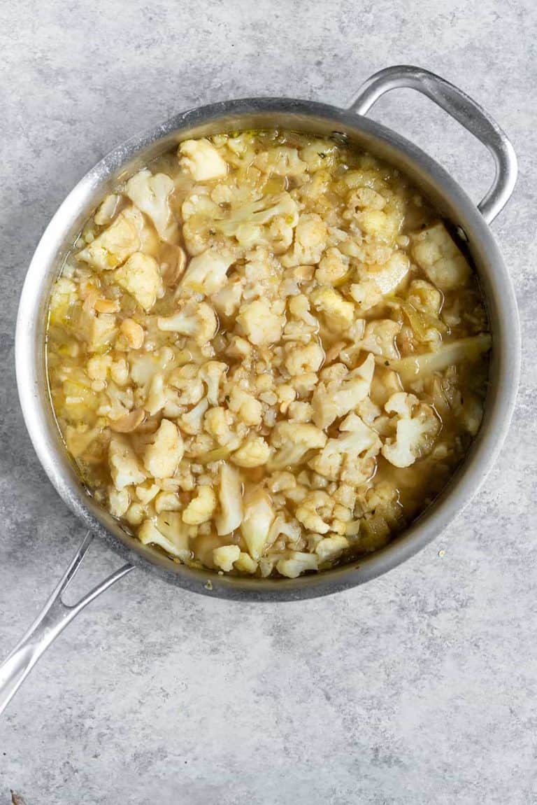 Creamy Vegan Cauliflower Soup Delish Knowledge