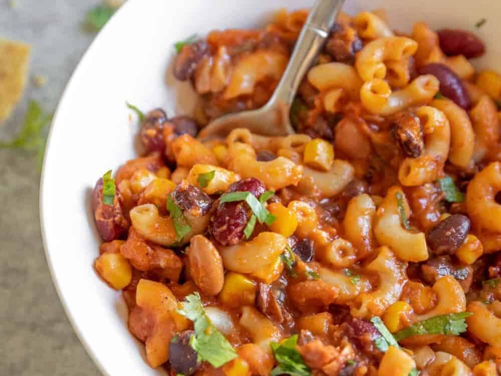 vegan chili mac