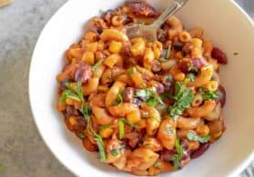 One Pot Vegan Chili Mac
