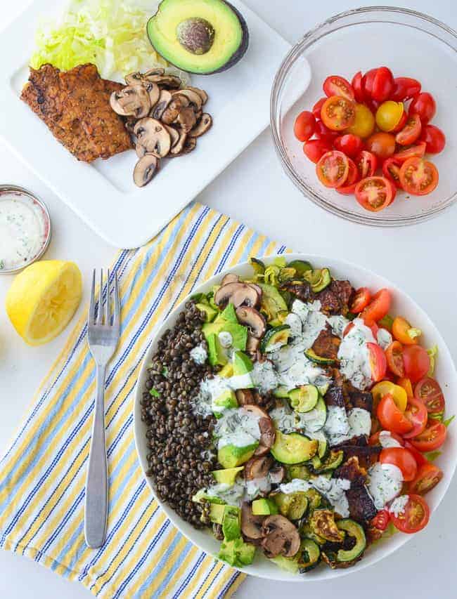 The Great Big Vegan Cobb Salad! 20G Of Protein Per Serving