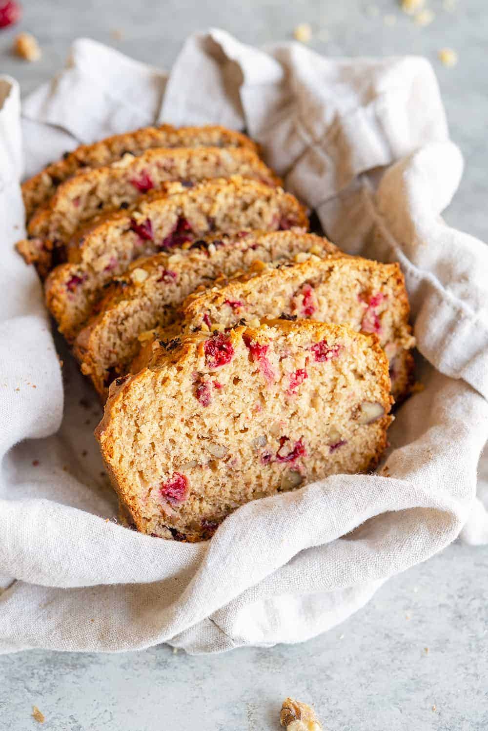 Vegan Cranberry Orange Bread