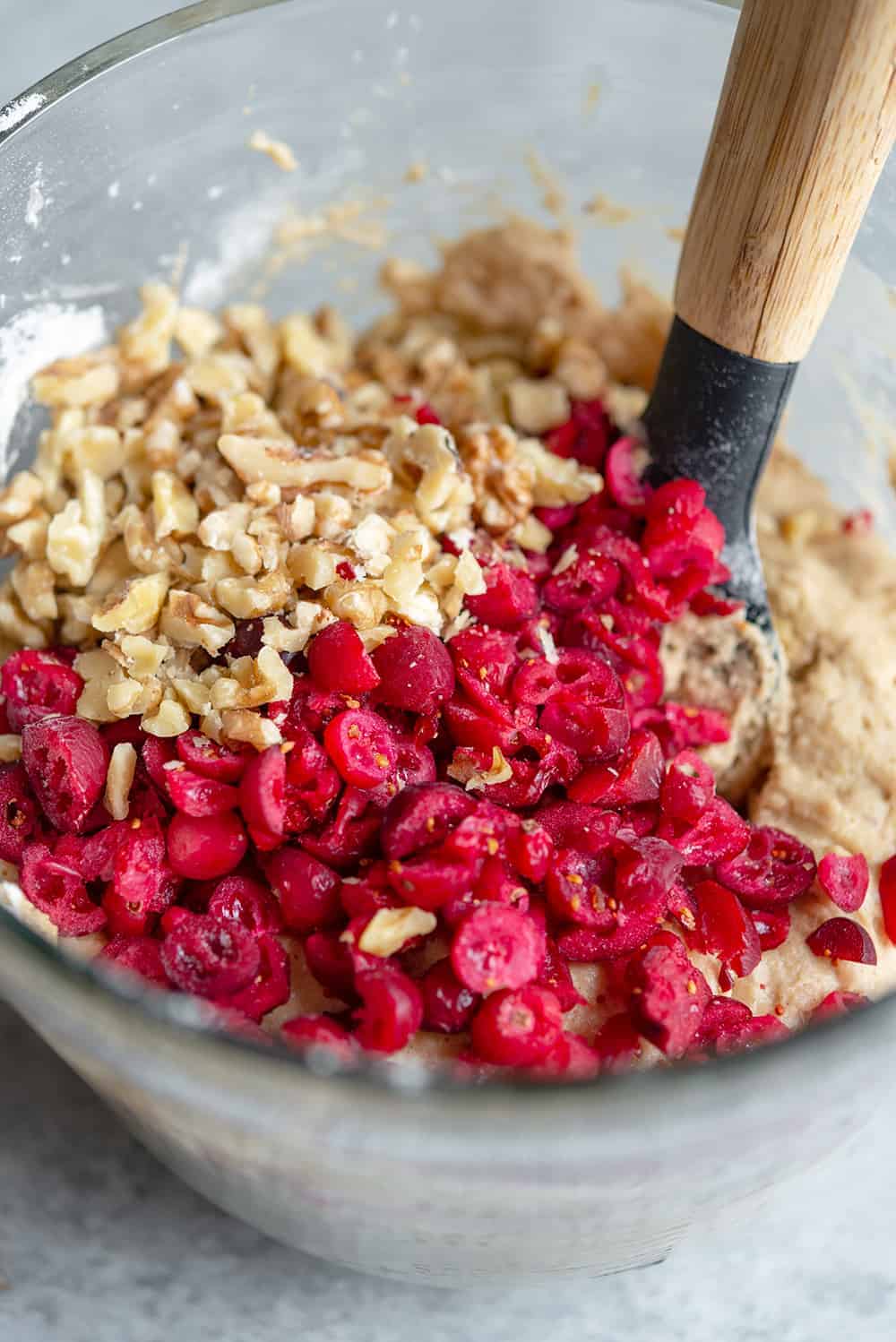 Cranberry Orange Bread Batter