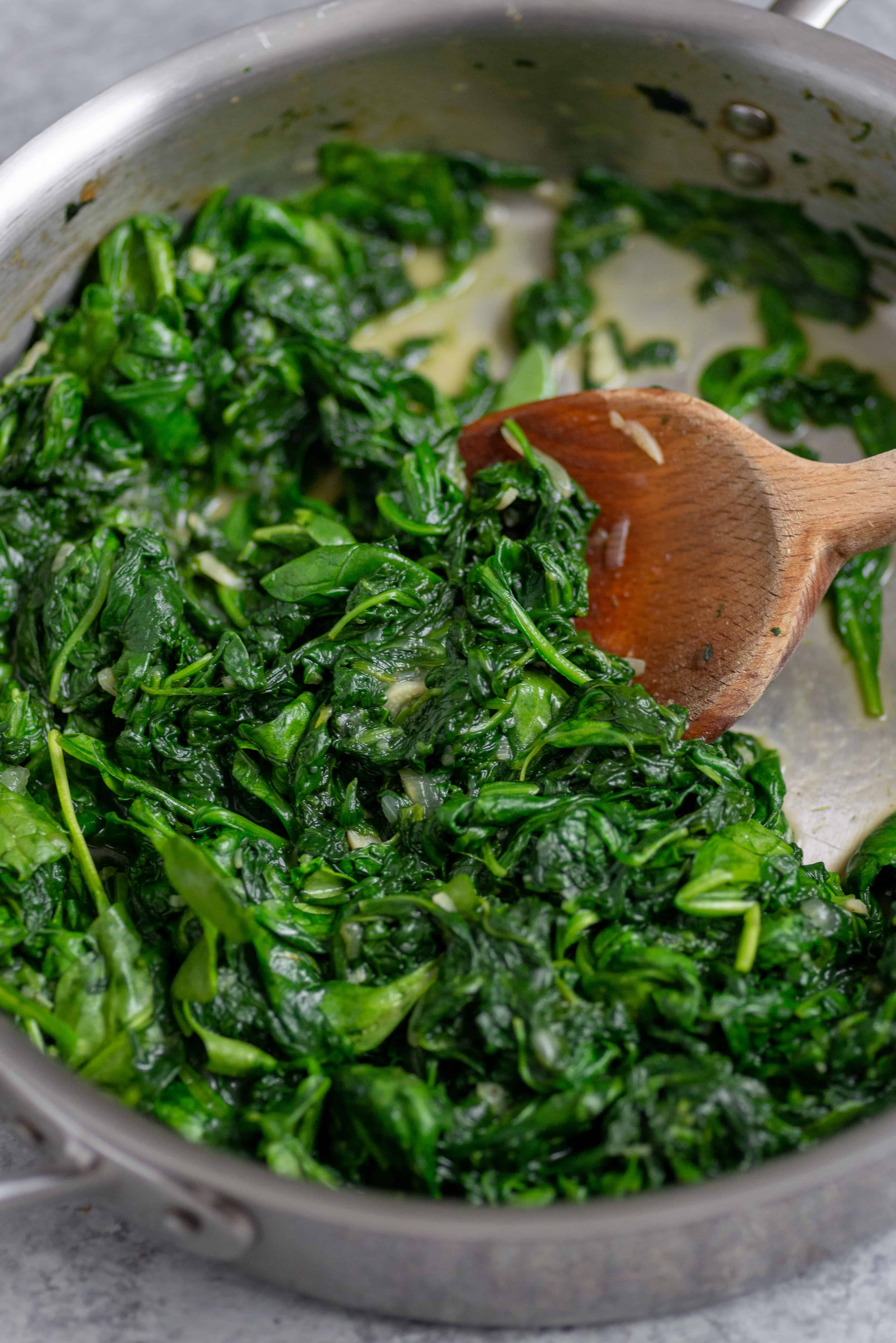 Vegan Creamed Spinach 