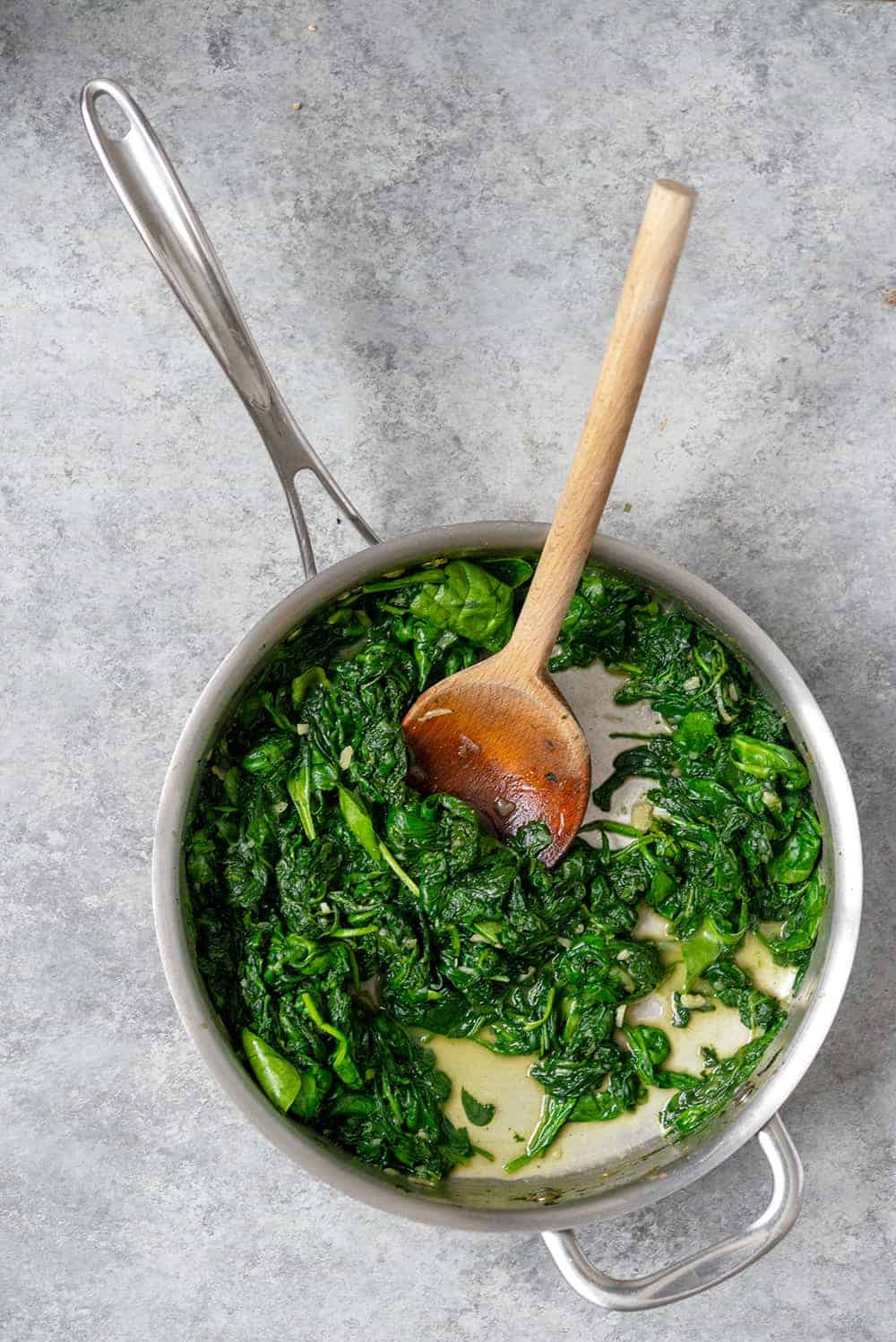 vegan creamed spinach 