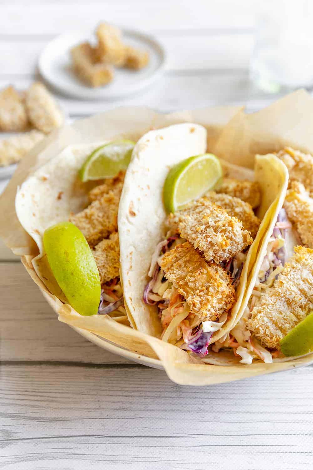 vegan fish tacos