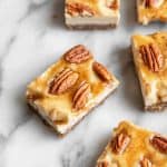 vegan pecan pie cheesecake bars