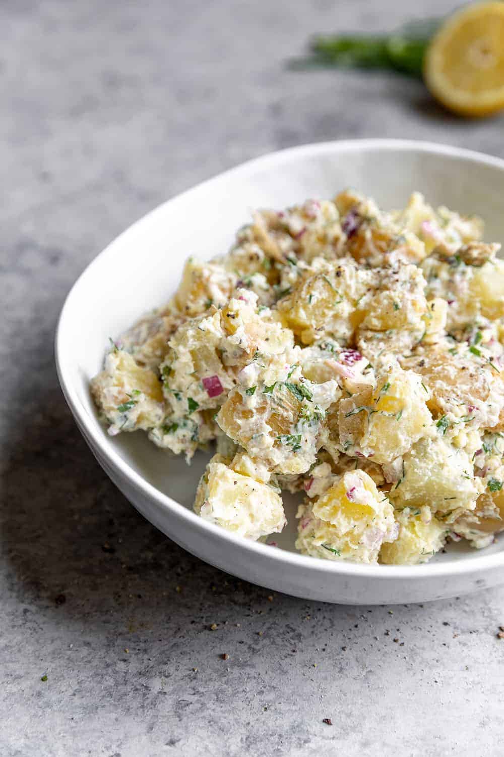Vegan Potato Salad Delish Knowledge Veganpotatosalad