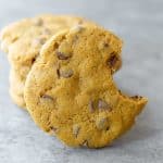 vegan pumpkin chocolate chip cookies