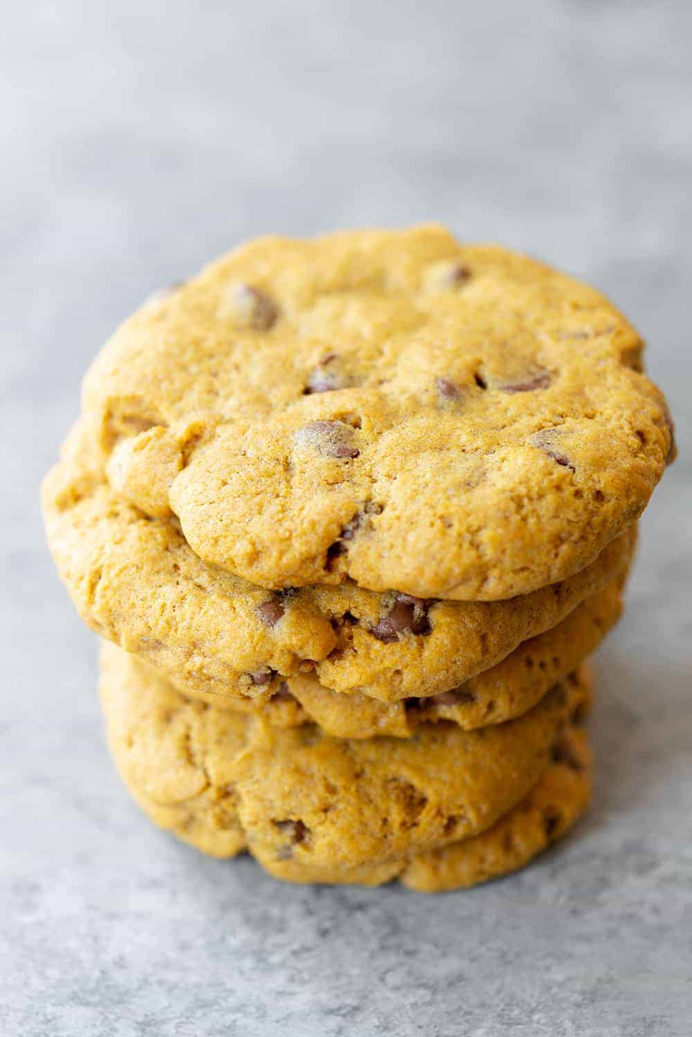 Vegan Pumpkin Chocolate-Chip Cookies 2 Vegan Pumpkin Cookies
