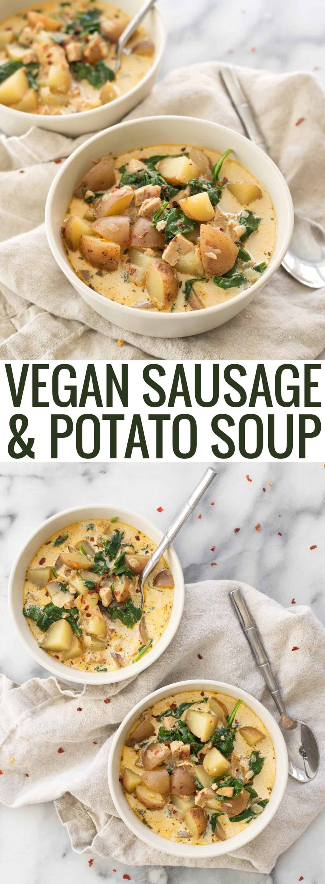 Potato Spinach And Sausage Soup And Giveaway Delish Knowledge