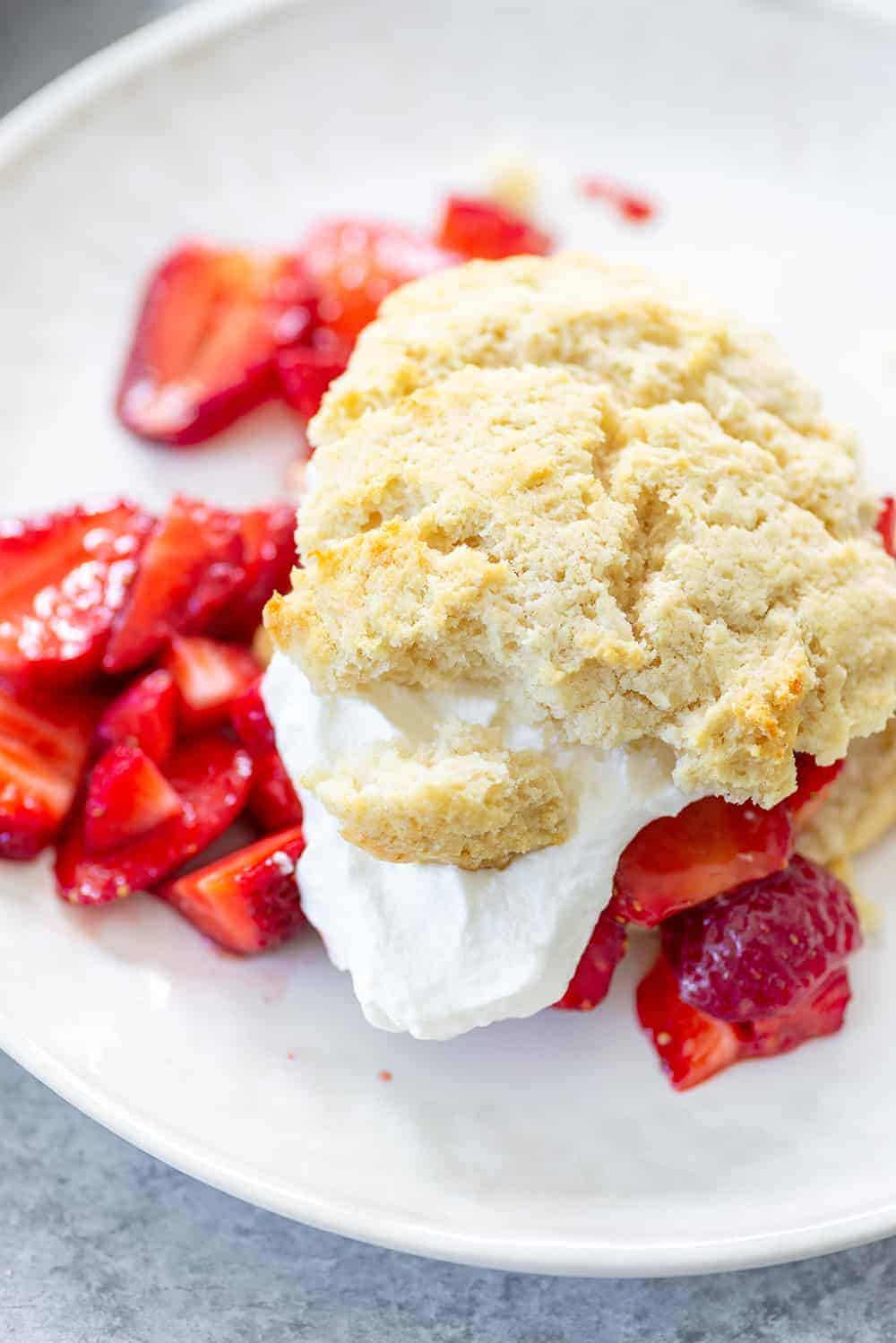 Vegan Strawberry Shortcake With Coconut Cream