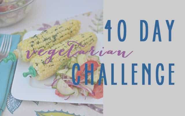 40 day vegetarian challenge