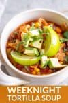 vegan tortilla soup