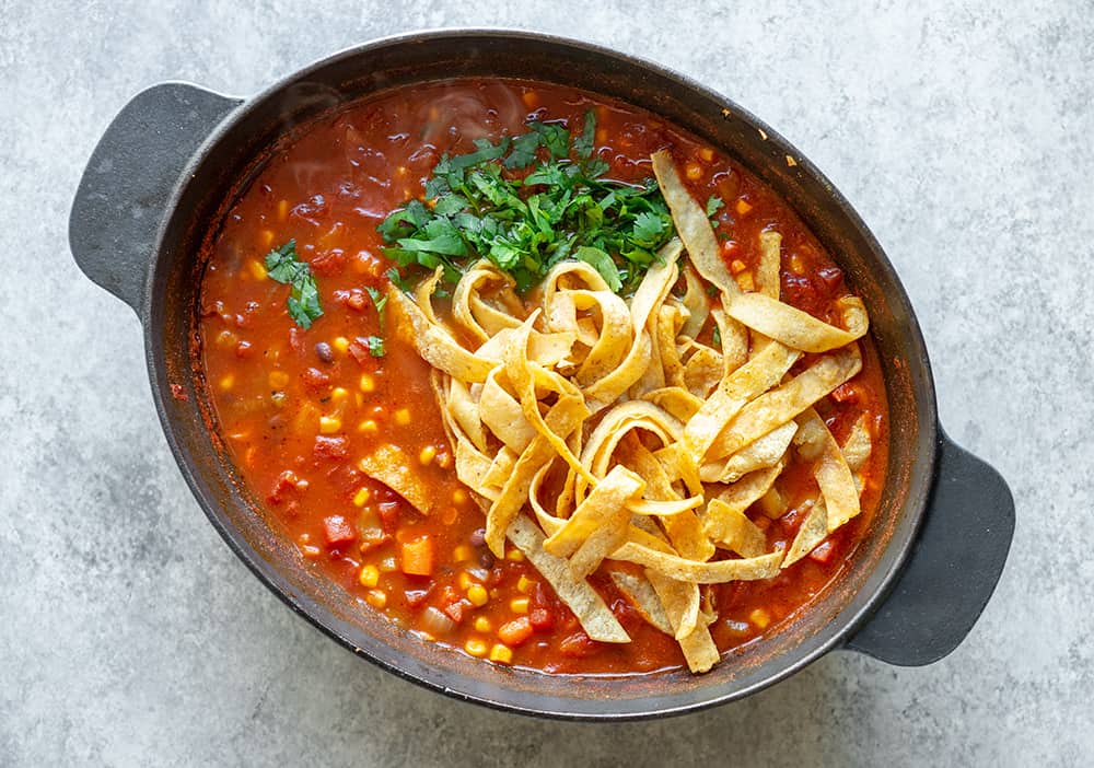 Vegan Tortilla Soup