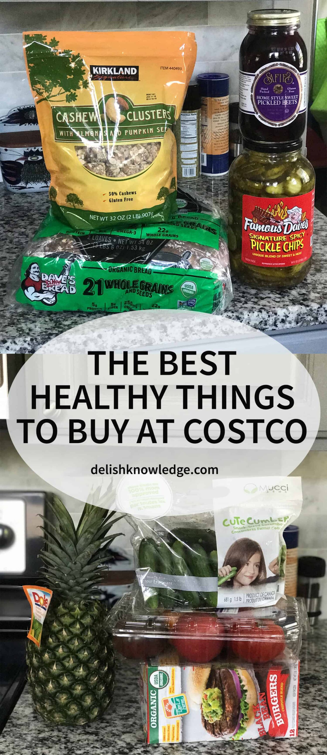 What to buy at Costco, healthy finds from a Registered Dietitian Nutritionist. www.delishknowledge.com