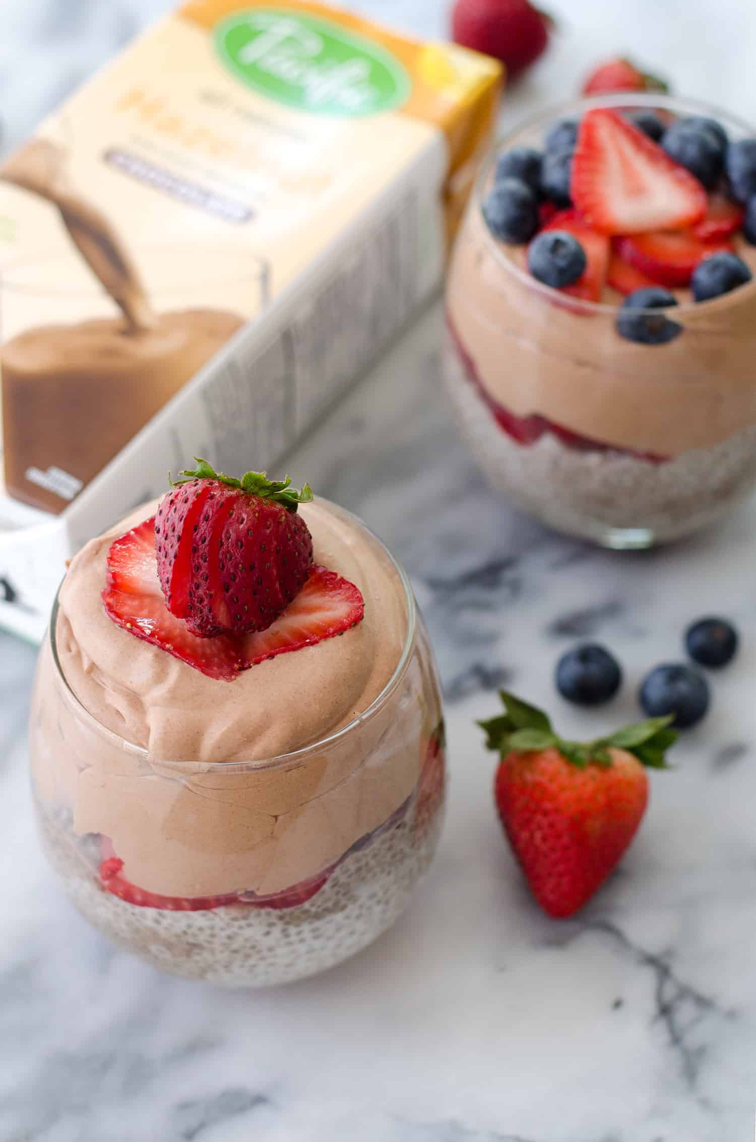 Strawberry Chia Pudding Parfait - The Hint of Rosemary