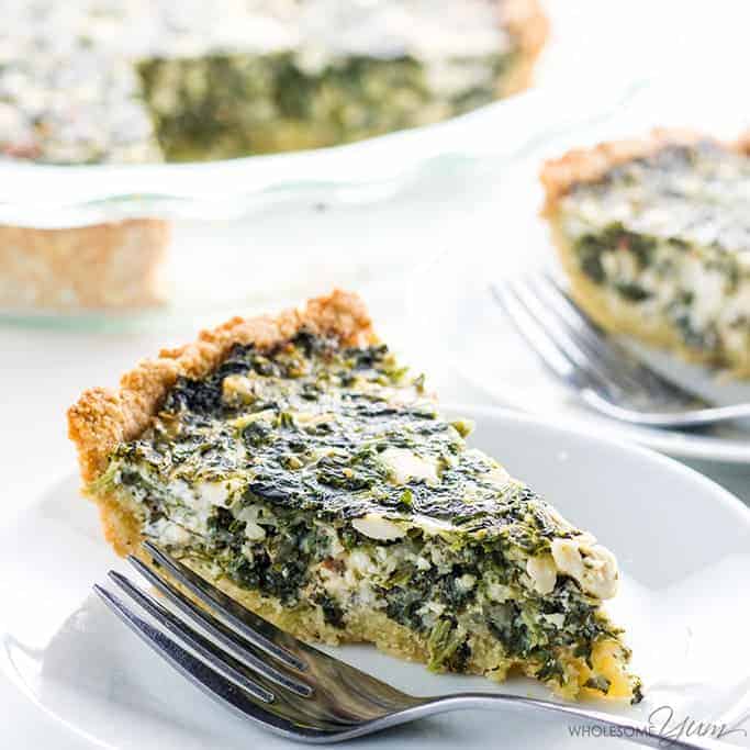 Spinach and Almond Vegetarian Pie