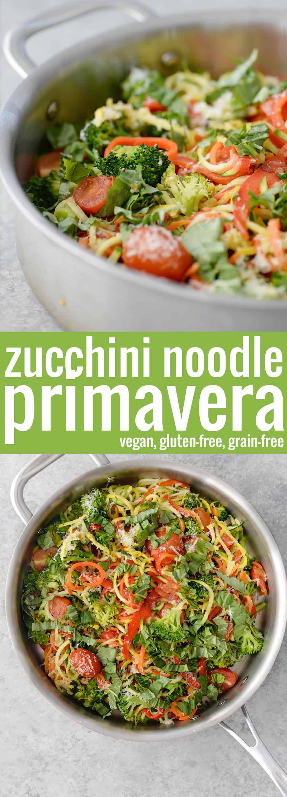 zucchini noodle primavera