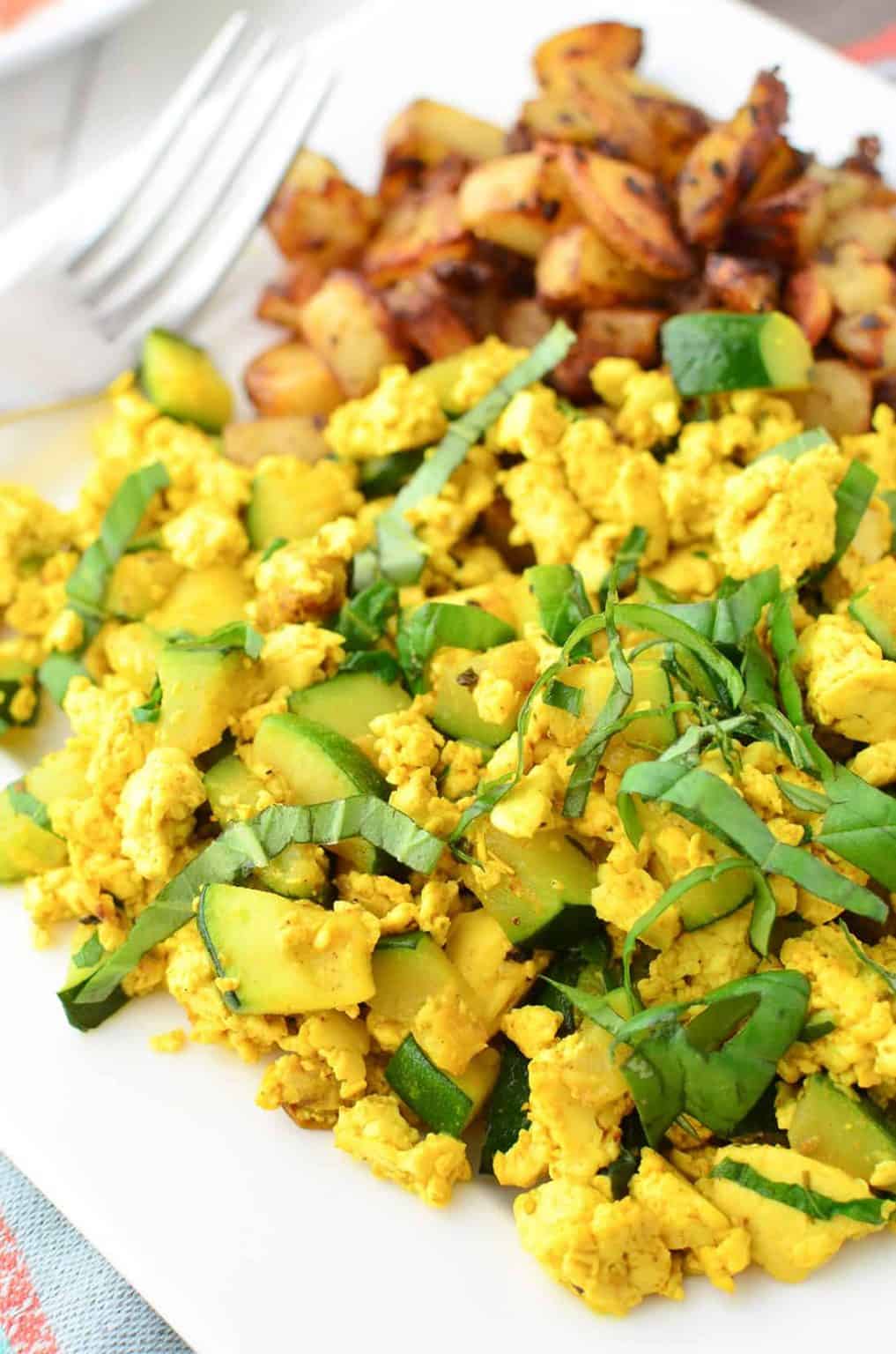 Zucchini Tofu Scramble Delish Knowledge